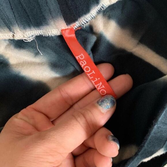 🔮 PAOLINO | Tie Dyed Maxi Skirt. Elastic waist. - Picture 5 of 5